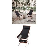 Camping Plegable, Tumbona Camping Portátil con Portavasos, Reposacabezas y Bolsa Lateral, Marco de Acero, Carga Máxima 150 kg, para Picnic, Playa, Jardín, Pesca, Azul - details 13
