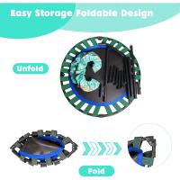 Mini Trampolín Plegable para Niños 92cm, Ajustable, Interior y Exterior, Ideal para Jugar y Entrenar - details 2