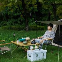 Tetera ultraligera con asa para camping, tetera de metal para paisaje al aire libre, camping y cocina, 1,4 litros - details 9