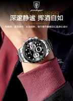 Reloj de hombre de marca suiza nuevo reloj de cuarzo multifuncional luminoso impermeable - details 3