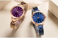Reloj de mujer – Reloj de pulsera de cuarzo resistente al agua de acero inoxidable con detalles de cristal Reloj elegante minimalista para damas - details 15
