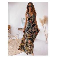 Vestido de verano con cuello en v para mujer, vestidos estampados a la moda - details 5
