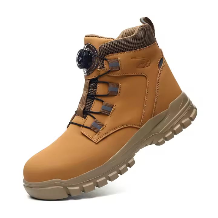 Zapatillas de Seguridad Rotativas para Hombres Punta de Acero A Prueba de Agujeros - 1