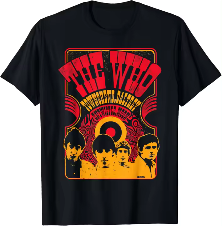 Camiseta Retro de Panel Psych Official de The Who Deportes y Moda - 1