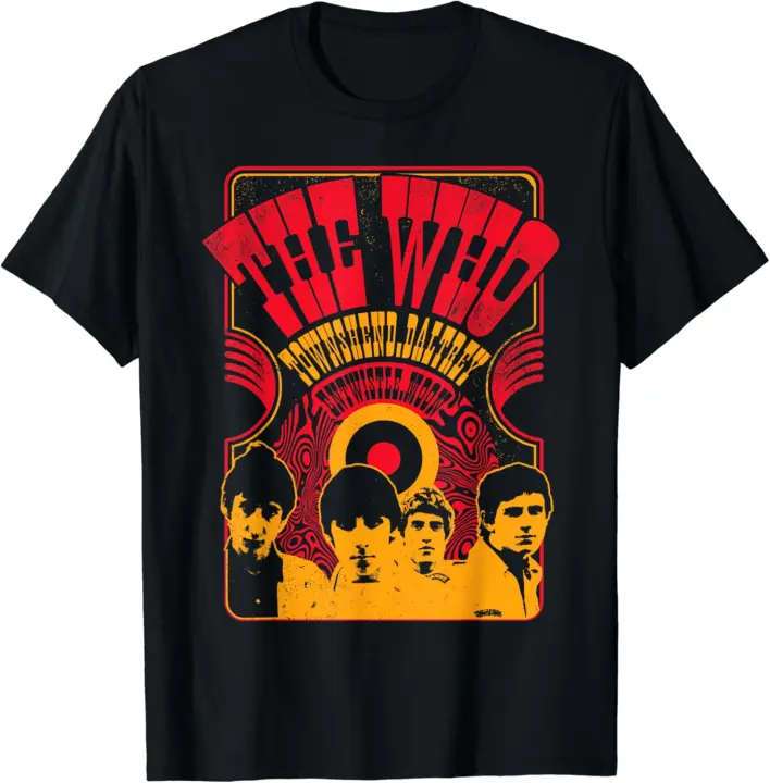 Camiseta Retro de Panel Psych Official de The Who Deportes y Moda - 1