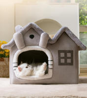 HOOPET-casa de perro de doble techo con forma de Animal, cama cómoda para dormir, suministros para gatos y perros pequeños, nuevo estilo - details 3