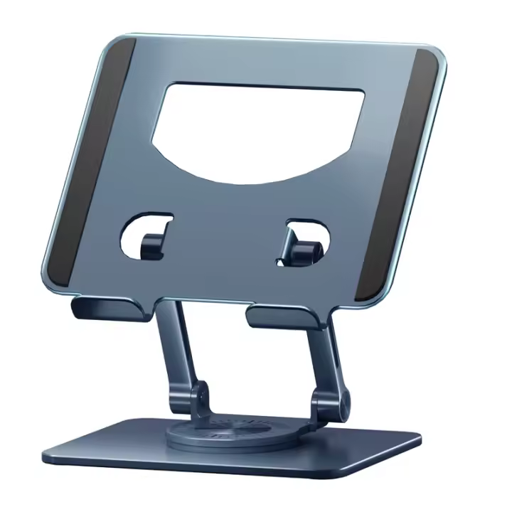 Soporte de tableta plegable de aluminio para iPad, soporte de teléfono celular con rotación de 360 °, para Matepad, Mipad, Xiaoxin pad - 1