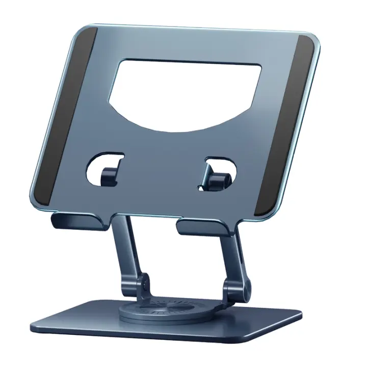 Soporte de tableta plegable de aluminio para iPad, soporte de teléfono celular con rotación de 360 °, para Matepad, Mipad, Xiaoxin pad - 1