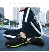 Zapatillas de deporte para hombre, ligeras, transpirables, de punto de malla, zapatos para caminar para mujer, zapatos casuales con cordones unisex - details 13