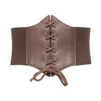 Cinturón de Armadura de Cuero Ancho Medieval BUNO Accesorio de Disfraz de Cintura Steampunk - details 2
