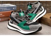 Botas de trabajo de alta calidad para hombre, zapatillas de seguridad antipinchazos, puntera de acero, calzado protector indestructible, moda 2023 - details 23