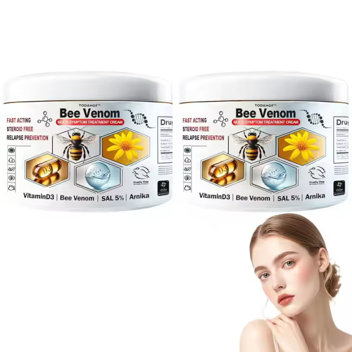 TODAHOF Crema multiescasa, 2025 Nueva crema para el tratamiento de la piel, Crema de veneno de abeja para todo tipo de piel (1 unidad) - 1