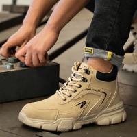 Zapatos de seguridad con punta de acero para hombre, botas de trabajo indestructibles, antigolpes, antipuñaladas - details 6