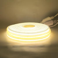 Tira de luz LED COB 220V XUNATA con conector de energía EU 288LED/m luminosidad super brillante impermeable y flexible cobre litura lineal CRI 90 - details 11