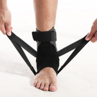 Tobillera para esguince de tobillo, soporte de compresión, Protector de articulaciones con estabilizadores laterales para deportes, baloncesto y fútbol, 1 unidad - details 2