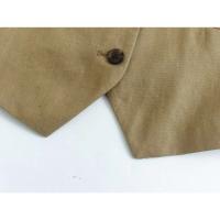Conjunto de Blazer y Shorts de Cintura Alta para Mujer Estilo Retro 2022 Vestido de Lino de Moda - details 7