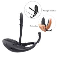 Empaque privado Vibrador Sexy de 7 velocidades Control remoto Anillo vibratorio Anillos de bloqueo de eyaculación precoz de silicona elástica Juguetes sexuales para hombres - details 6