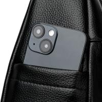Bolso de mano de piel de vaca y cuero para mujer, bolso de gran capacidad, bolso de hombro con patrón impreso Retro, bolso cruzado femenino, nuevo - details 20