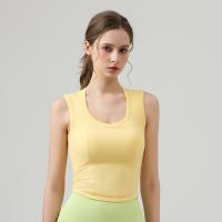 Ropa de Yoga para deportes de verano, chaleco de yoga para exteriores, sujetador transpirable, cubierta de fitness a prueba de golpes para mujer, top de fitness para pechos - details 2