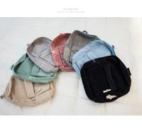 Mochila escolar de diseño de pana para mujer, bolso de hombro a rayas para adolescentes, bolsa de viaje - details 5