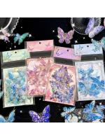 Pegatinas decorativas de mariposas en 3D, accesorios para el hogar, decoración de ramos de globos de boda, 12 piezas - details 34