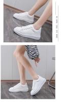 Zapatillas Casuales de Moda para Mujer 2024 Zapatos de Cuero PU de Color Sólido - details 10
