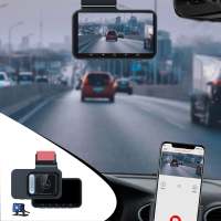 Grabadora de conducción DVR para coche, de 3 pulgadas pantalla IPS, HD, WIFI, frontal y trasero, doble lente - details 0