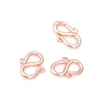 Cierre de latón color oro de 18K en forma de S y M para pulseras y collares, suministros para la fabricación de joyería, accesorios para bricolaje. - details 36