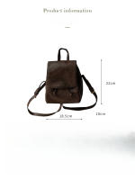 Mochila vintage 2025 de gran capacidad, impermeable, versátil, moderna, texturizada, mochila universitaria. - details 1