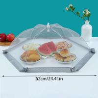 Tienda plegable para comida, mesa de comedor reutilizable con cubierta de malla, red para comida casera, barbacoa al aire libre, accesorios para picnic - details 1