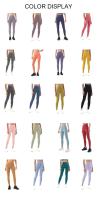 Pantalones de yoga para mujer Try to BN, malla push-pull de cintura alta, sin costuras, color nude - details 0