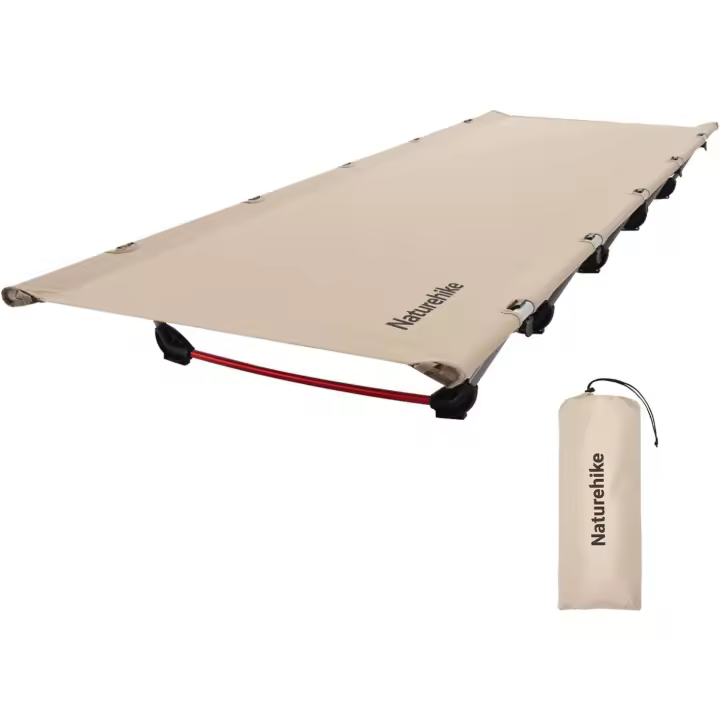 Cama Plegable Compacta de Camping Portátil Ultraligera Fuerte y Resistente.Cómoda para Adultos y Niños.Acampar,Colchón de Aire,Viajes,Oficina,soporta hasta 150 kg. - 1
