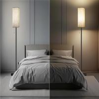 Lámpara de Pie Moderna con Control Remoto Luz Cálida para Dormitorio, Sala de Estar, Oficina - details 12
