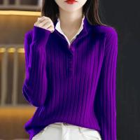 Moda Coreana 2025 Suéteres de Punto para Mujeres Jerseys Cálidos para Otoño-Invierno Estilo Casual - details 2