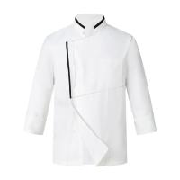 Uniforme de Chef de manga corta con cuello levantado, abrigo de Chef Unisex, resistente a las manchas, cocina, panadería, cantina, restaurante, camisa de camarero - details 16