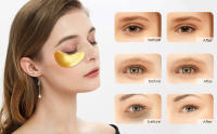 Máscara de Ojos con Polvo de Oro Crystal 24K para Cuidado de la Piel Eliminar Bolsas y Envejecimiento 25 Pares Herramientas de Cuidado de la Piel - details 1