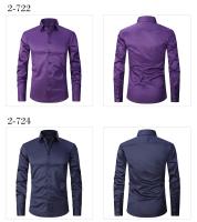 Nueva camisa social de manga larga para hombre de otoño/invierno grande 6XL de alta calidad, moda sin hierro, informal de negocios, blanco puro - details 7