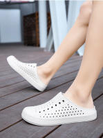 Sandalias para Mujer con Agujeros Estilo Coreano Transpirable Ideal para Ocio al Aire Libre, Playa, Paseo, Zapatillas Frescas, Suela Gruesa, Suela Suave - details 14