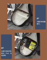 Mochila de Cuero Suave Mochila de Viaje de Ocio para Estudiantes Universitarios, Mochila de Ordenador de Gran Capacidad para Hombres - details 48