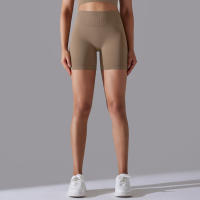 Pantalones cortos de Yoga para mujer, Shorts deportivos de secado rápido, realce de glúteos, sin costuras, para entrenamiento de ciclismo y gimnasio - details 20