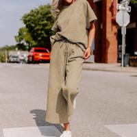 Conjunto Mujer Verano 2025 |   Top Corto + Pantalón Holgado |   Tela Texturizada Premium |   Moda Casual y Elegante" - details 34