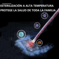 Elimina olores y bacterias, mopa a vapor enchufable y extraíble, limpiador multiusos de 1500 W, - details 8