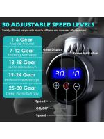 Pistola de Masaje Fascial Masajeador Eléctrico de Percusión para Cuerpo, Cuello, Espalda, Tejido Profundo, Relajación Muscular, Alivio del Dolor, Fitness - details 4