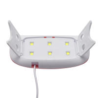 Mini secador de 6W, lámpara LED UV, Micro USB, barniz de Gel, equipo de arte, cuentas de 6LED, herramienta de manicura - details 7