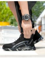 Zapatos de Trabajo Transpirables para Hombres  Zapatillas de Seguridad de Verano con Punta de Acero Antipunctura - details 17