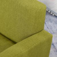Sillón Infantil Mini Sofá para Niños de +3 Años con Asiento Acolchado Reposabrazos y Estructura de Madera Carga Máx. de 65 kg 49x45x44 cm Verde - details 1