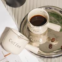 Taza De Extracción De Espresso Cerámica Con Escala Taza De Leche Para Café De Alta Calidad Accesorios De Café Para El Hogar Regalos Ounce Gruesa Exquisita - details 3