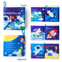 1 paquete Libros pequeños que crujen Libro de tela para bebés que se puede rasgar Libro de tela de aprendizaje temprano Libro de t - details 7