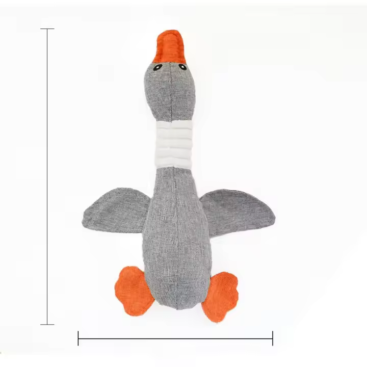 Juguete de Peluche de Perro Bulldog Resistente a Mordiscos, Cuerda de Juguete que Sonora como Frutas Suministros de Mascotas - 1