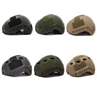 Casco táctico de ABS para niños, seguridad deportiva, negro, caqui, verde, talla única, Militar - details 0
